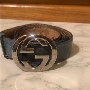 Leather belt